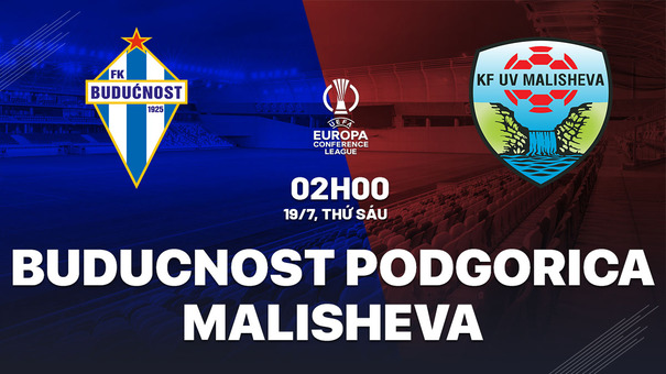 Nhận định Buducnost Podgorica vs Malisheva 2h00 ngày 19/7 (Conference League 2024/25). Hãy đến EU9VN cá cược bóng đá .