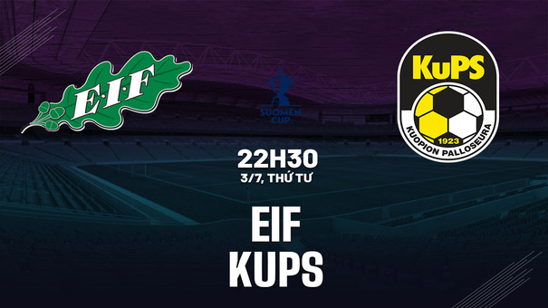 Nhận định bóng đá EIF vs KuPS 22h30 ngày 3/7 (Cúp quốc gia Phần Lan 2024). Hãy đến EU9VN.VNCASNO cá cược bóng đá .